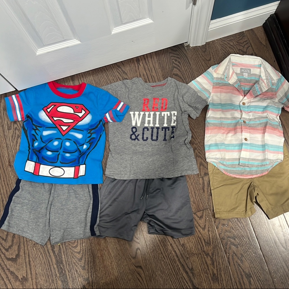 Superman Graphic Tee and Shorts Set